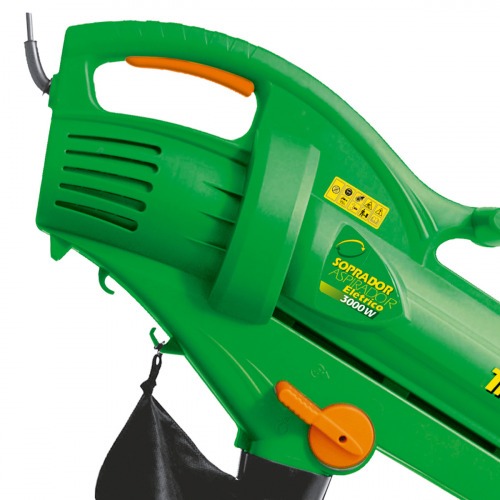 Soprador aspirador de folhas 3000 watts com recolhedor - SF3000 110V Soprador aspirador de folhas 3000 watts com recolhedor - SF3000 110V