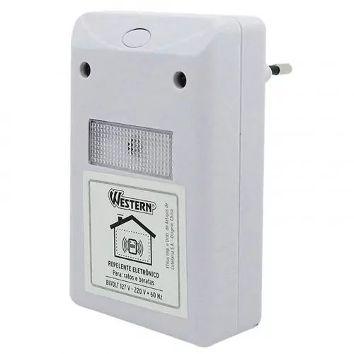 Repelente eletrônico para ratos e baratas  110V/220V