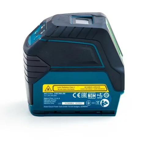 Nível a laser verde com 2 linhas e 2 pontos de prumo - GCL 2-15G