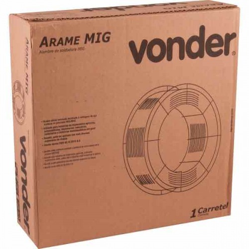 Arame para solda mig 1,0 mm rolo com 18 kg Arame para solda mig 1,0 mm rolo com 18 kg
