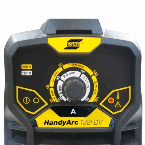 Inversora de solda 90/130A para eletrodo revestido bivolt - HandyArc 132i DV  110V/220V Inversora de solda 90/130A para eletrodo revestido bivolt - HandyArc 132i DV  110V/220V