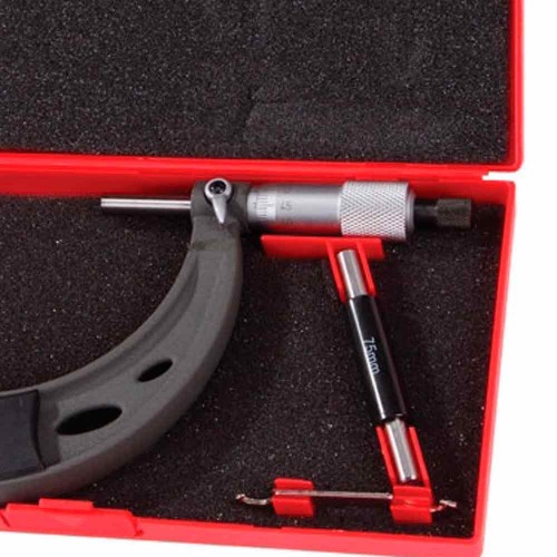 Micr�metro Externo capacidade de 50-75 mm exatid�o de 0,003 mm