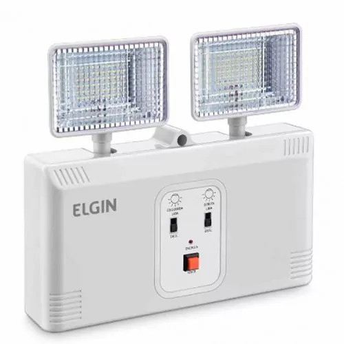 Luminária de emergência LED 2.000 lúmens com 2 faróis - 48LEM2KL0000  110V/220V