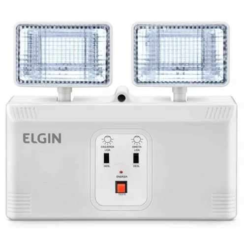 Luminária de emergência LED 2.000 lúmens com 2 faróis - 48LEM2KL0000  110V/220V