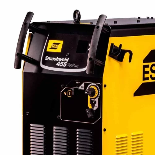 Máquina de solda Mig Mag 400A Sem cabeçote trifásica 220/380/440V - Smashweld 455 Top Flex