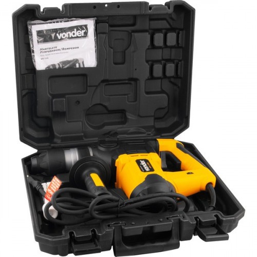 Martelete Perfurador e Rompedor 1500W 5,5 joules com maleta SDS Plus - MPV 1500  220V Martelete Perfurador e Rompedor 1500W 5,5 joules com maleta SDS Plus - MPV 1500  220V
