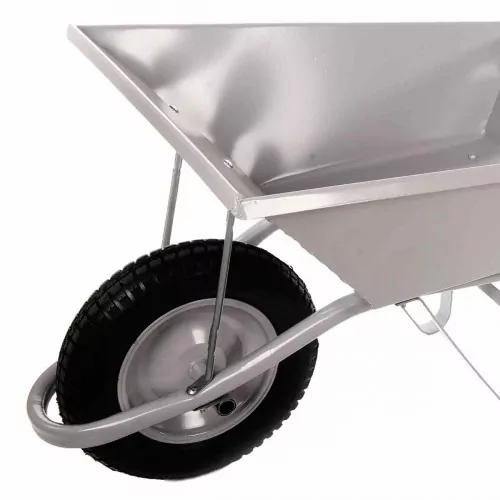 Carrinho de mão extra forte caçamba metálica 60L Gordini G-20