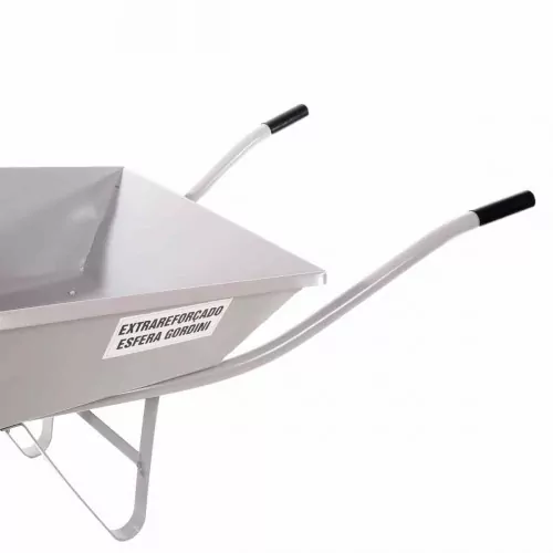 Carrinho de mão extra forte caçamba metálica 60L Gordini G-20
