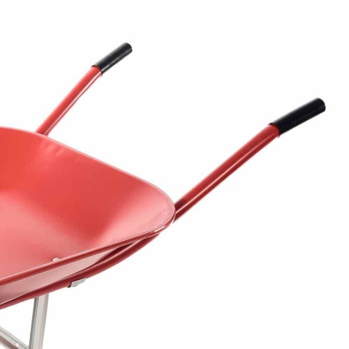 Carrinho de mão com caçamba metálica vermelho 45 litros - Gordini Soft Carrinho de mão com caçamba metálica vermelho 45 litros - Gordini Soft