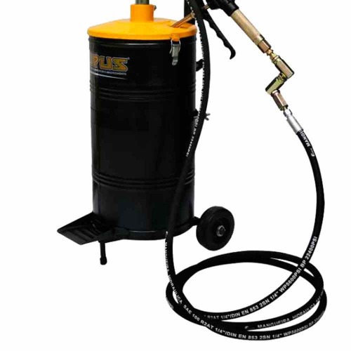 Propulsora pneumtica para graxa com reservatrio de 15 kg com 2 rodas - 9029-G7