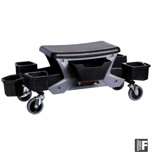 Banqueta para mecânico com rodízio e compartimentos para ferramentas - 3425 Banqueta para mecânico com rodízio e compartimentos para ferramentas - 3425