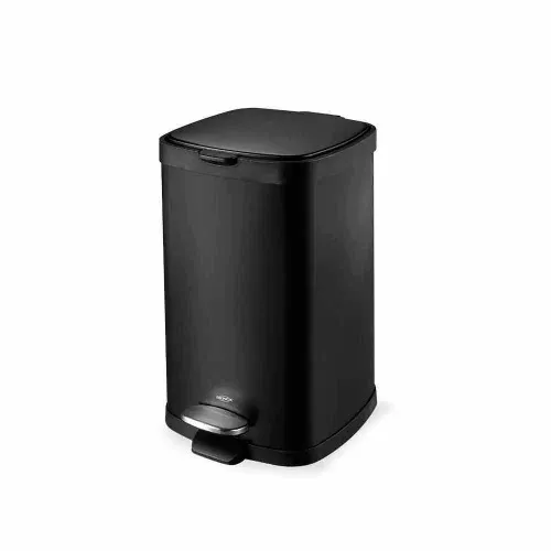 Lixeira aço carbono 12L com pedal e balde Frame - 3065/100