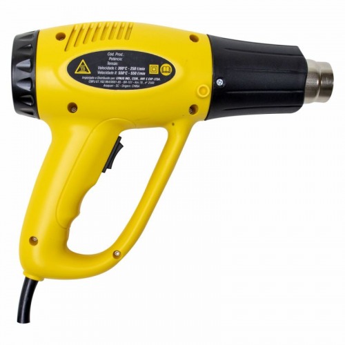 Soprador térmico 2000W 300 a 550 °C 2 estágios - STL-2000  220V Soprador térmico 2000W 300 a 550 °C 2 estágios - STL-2000  220V