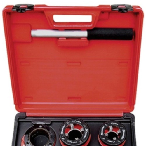 Jogo de tarraxa manual para canos 8 peças de 1 Jogo de tarraxa manual para canos 8 peças de 1