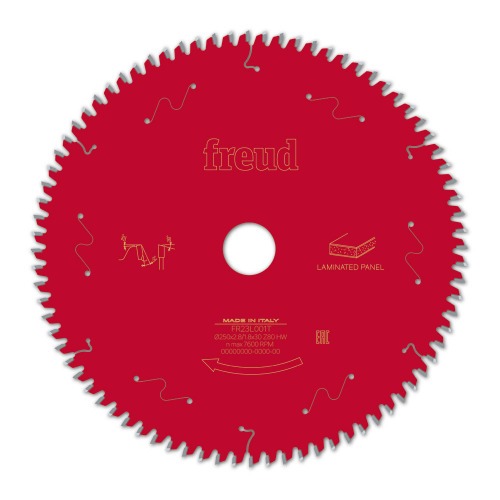 Disco de serra para madeira 250 x 30 mm 80 dentes - F03FS09804 Disco de serra para madeira 250 x 30 mm 80 dentes - F03FS09804