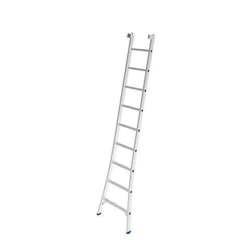 Escada de alumínio extensível 2,74 x 4,5 m 2 x 9 degraus 3 em 1