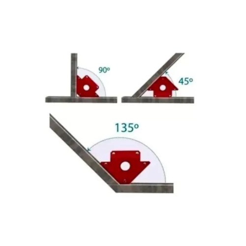 Esquadro magnético para solda capacidade 23 kg - 50 LB Esquadro magnético para solda capacidade 23 kg - 50 LB