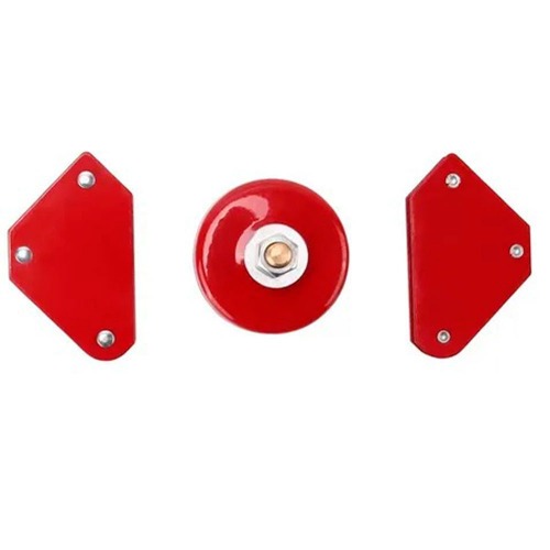 Esquadro magntico 4kg 2 peas + terminal de aterramento