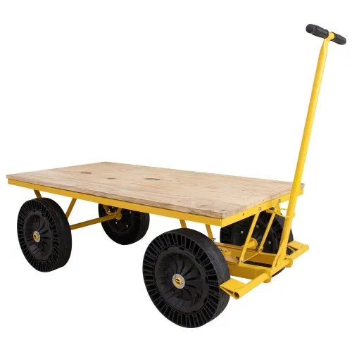 Carro plataforma tampo em madeira capacidade 300 kg - MP-300