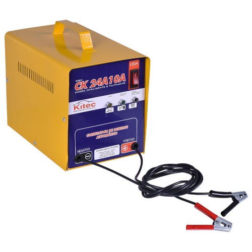 Carregador de bateria portátil 12/24V 10A - CK24A10A  110V/220V Carregador de bateria portátil 12/24V 10A - CK24A10A  110V/220V