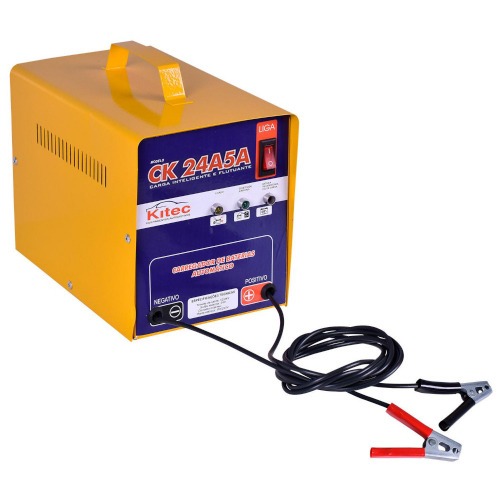 Carregador de bateria porttil 12/24V 5A- CK24A5A  110V/220V