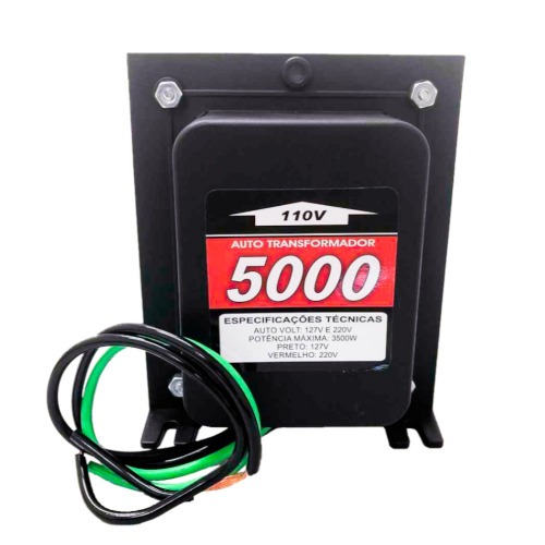 Transformador de voltagem para potência até 3600 watts - 5000VAT Transformador de voltagem para potência até 3600 watts - 5000VAT