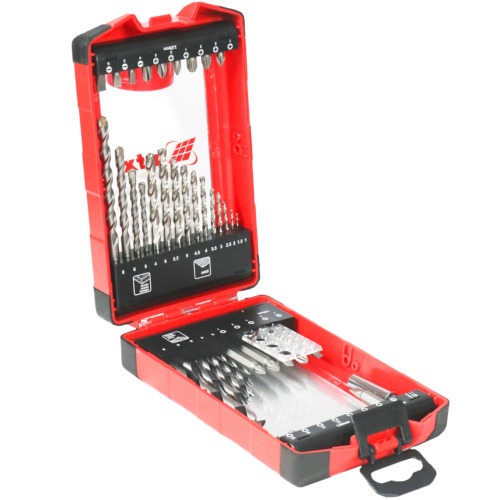 Jogo de acessrios para furar e parafusar com 44 peas