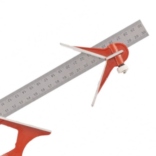 Esquadro de ao combinado 300 mm com nvel