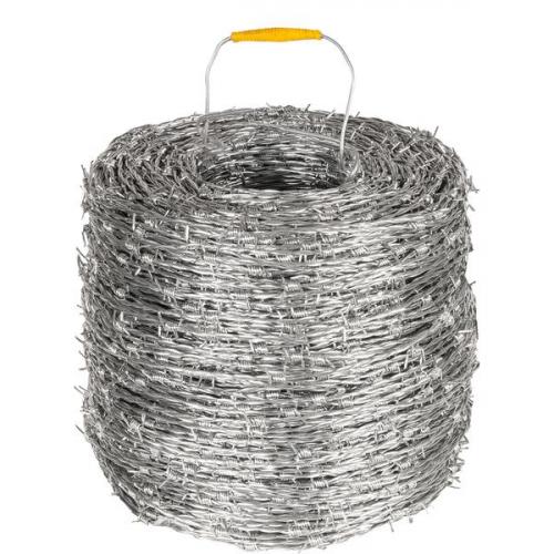 Arame farpado 250kgf rolo 500 metros        