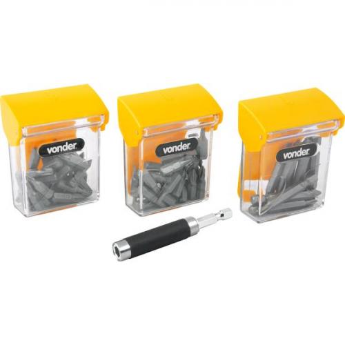 Jogo de bits encaixe sextavado 1/4