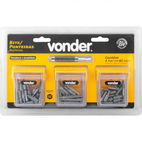 Jogo de bits encaixe sextavado 1/4