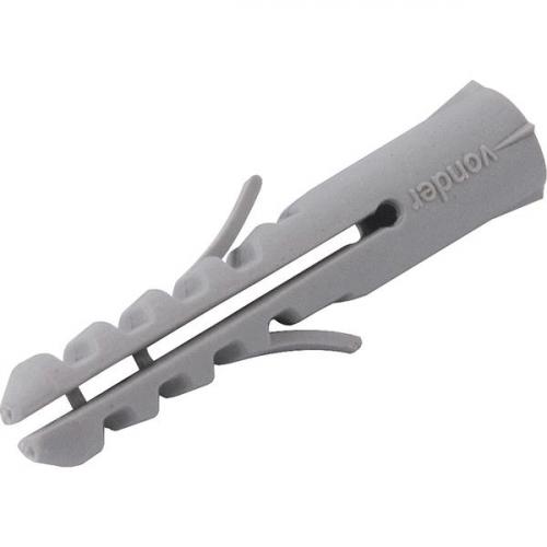 Bucha de nylon para fixa��o 6 mm com 10 pe�as 