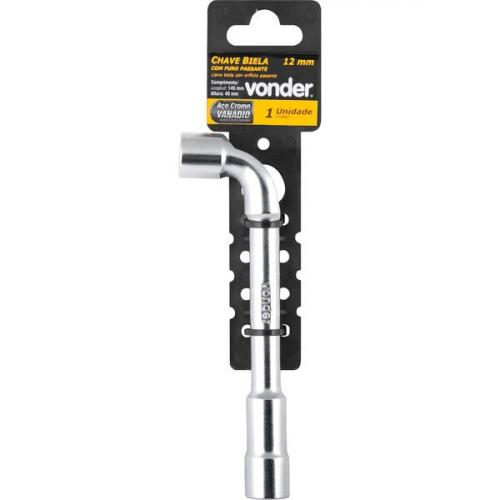 Chave biela com furo passante 12 mm  Chave biela com furo passante 12 mm