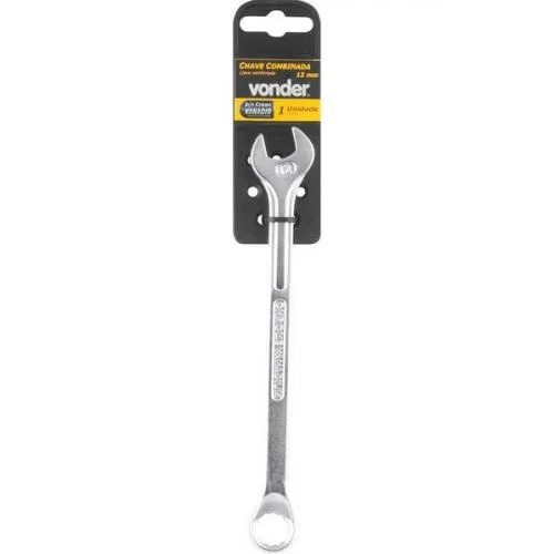 Chave combinada 12 mm em aço cromo vanádio