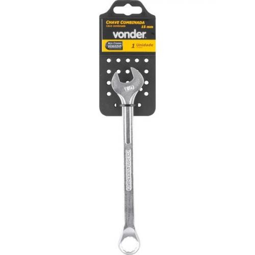 Chave combinada 15 mm em ao cromo vandio