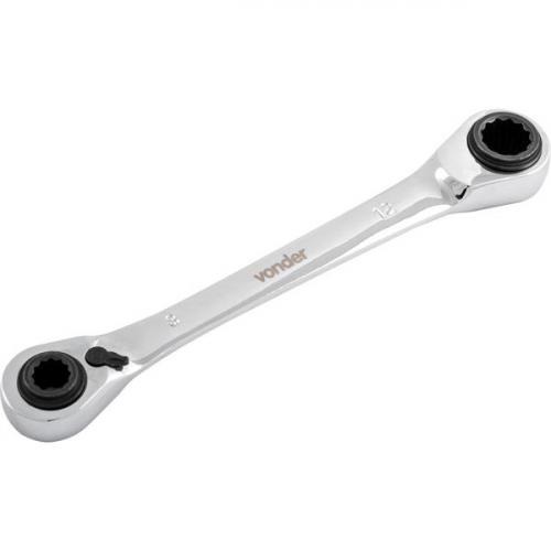 Chave estrela com catraca reversvel 8 mm x 10 mm e 12 mm x 13 mm