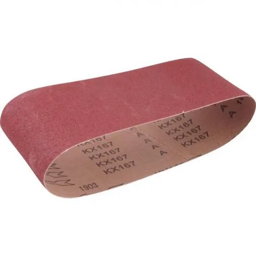 Cinta de lixa 100 mm x 610 mm G 100 com 10 peças