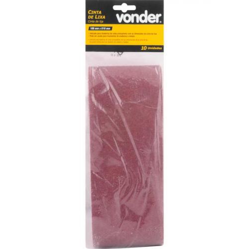 Cinta de lixa 100 mm x 610 mm G 40 com 10 peas