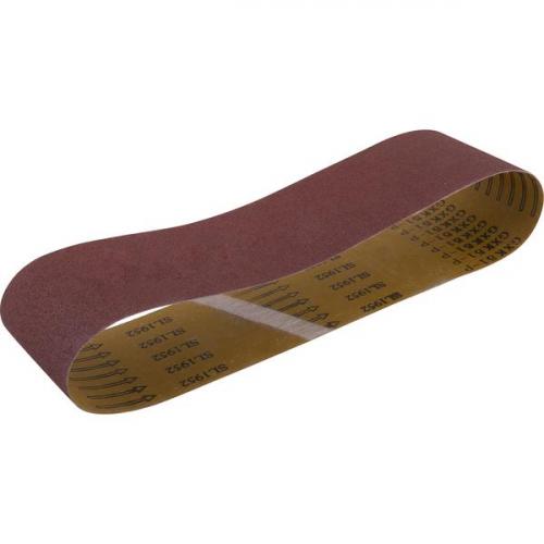 Cinta de lixa 100 mm x 915 mm G 80 com 5 peças   Cinta de lixa 100 mm x 915 mm G 80 com 5 peças