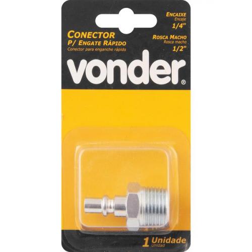 Conector com rosca macho 1/4