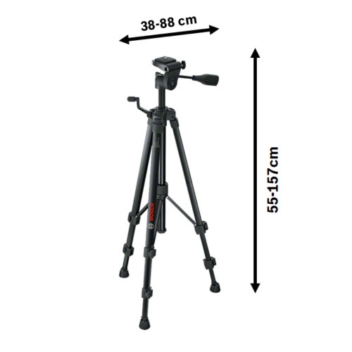 Tripé para nível a laser altura regulável 55 a 157 cm - BT150 Tripé para nível a laser altura regulável 55 a 157 cm - BT150