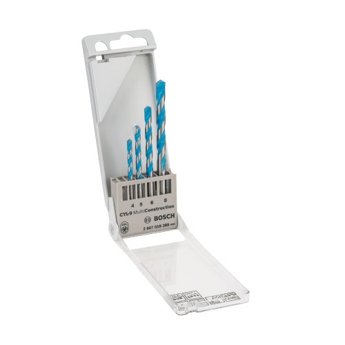 Jogo de brocas multiuso de 4 a 8 mm com 4 peças - Cyl-9 MultiConstruction Jogo de brocas multiuso de 4 a 8 mm com 4 peças - Cyl-9 MultiConstruction
