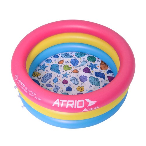 Piscina inflvel infantil circular 88 litros Conchas - ES299