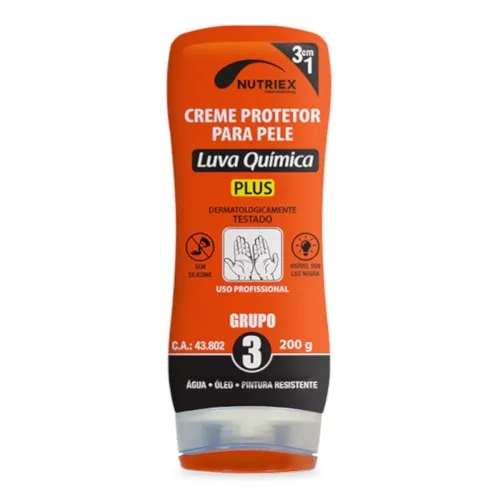 Creme protetor para a pele Luva química gr3 - 200g
