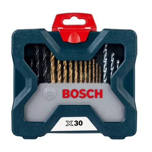 Jogo de brocas e bits 30 peças com maleta - X-Line - Bosch