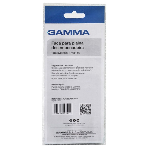 Faca 156 mm para plaina G680 2 peças Faca 156 mm para plaina G680 2 peças