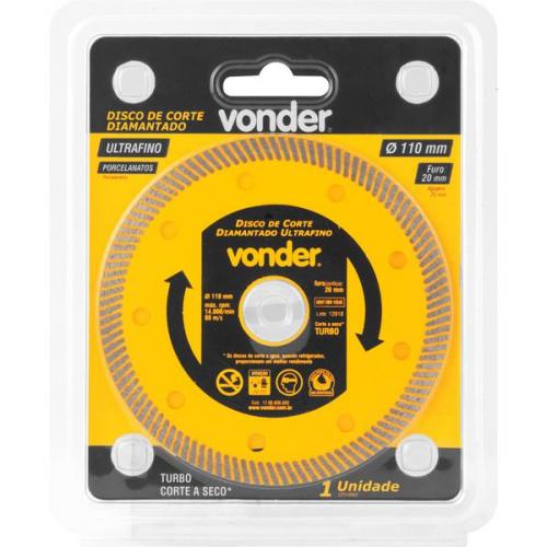 Disco diamantado turbo 110 mm para porcelanato - Ultrafino Disco diamantado turbo 110 mm para porcelanato - Ultrafino