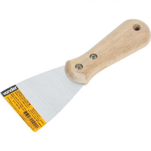 Espátula 6 cm cabo de madeira Espátula 6 cm cabo de madeira