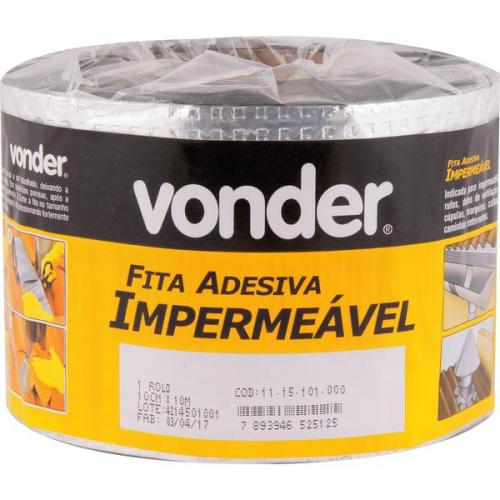 Fita adesiva impermeável 10 cm x 10 m Fita adesiva impermeável 10 cm x 10 m
