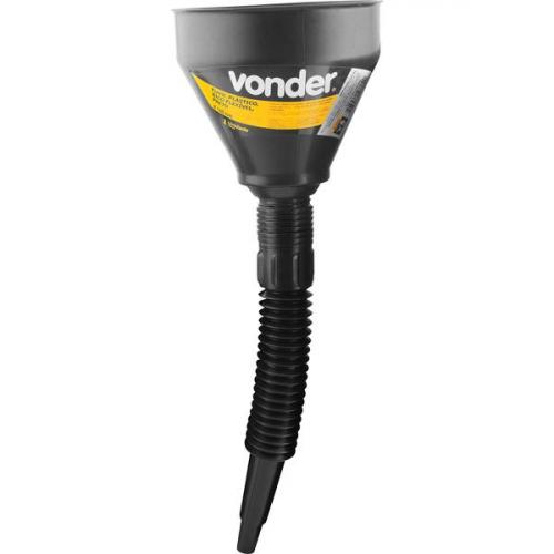 Funil plástico bico flexível preto 140 mm Funil plástico bico flexível preto 140 mm